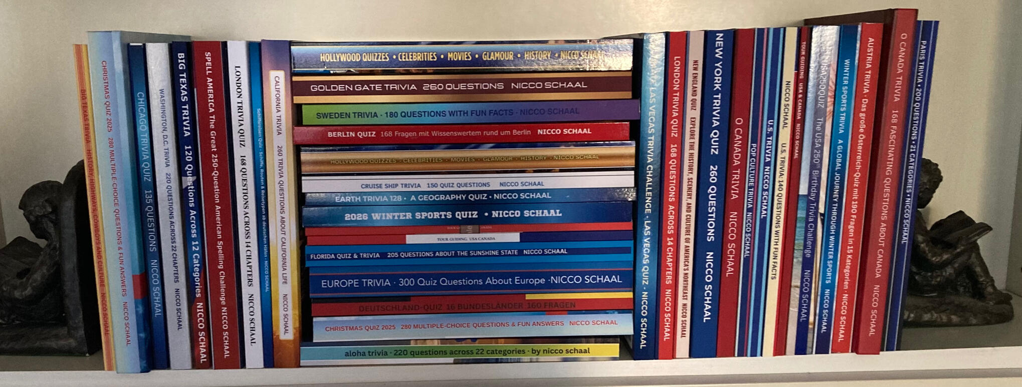 QUIZ TRIVIA LIBRARY Quiz & Trivia books by Nicco Schaal.